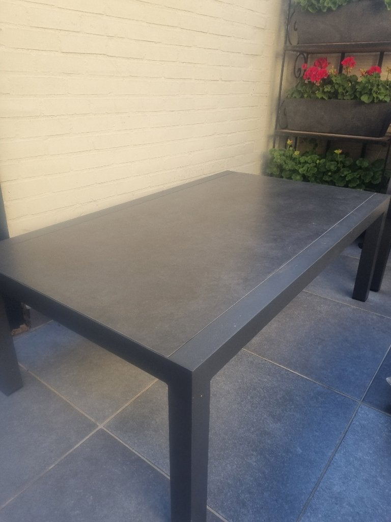 Lounge tafel, Enlèvement, Comme neuf, Rectangulaire, Aluminium