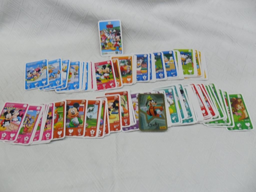 Lijst met je ontbrekende Mickey Mouse & Friends-kaarten, Overige supermarkten, Ophalen of Verzenden