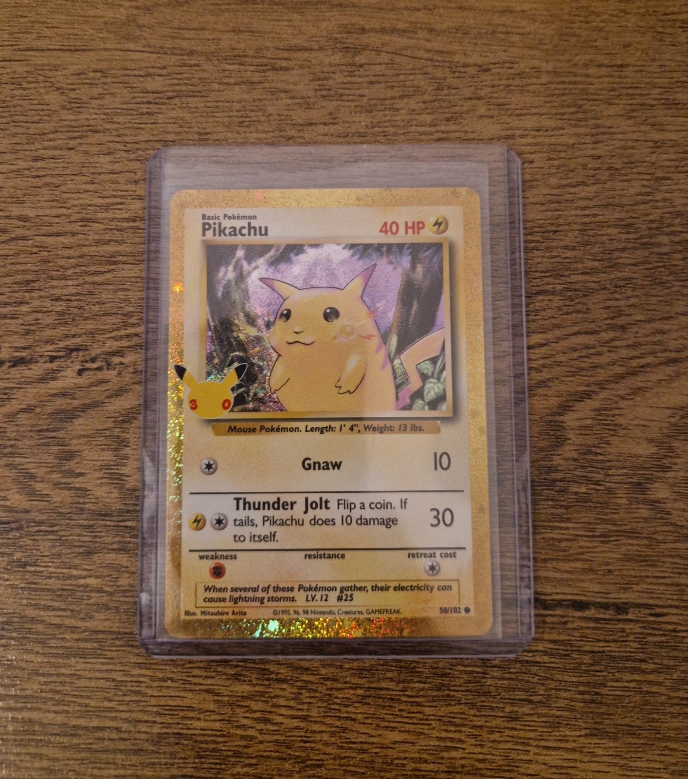 Pikachu Classic Rare de la 30e célébration à vendre, Enlèvement