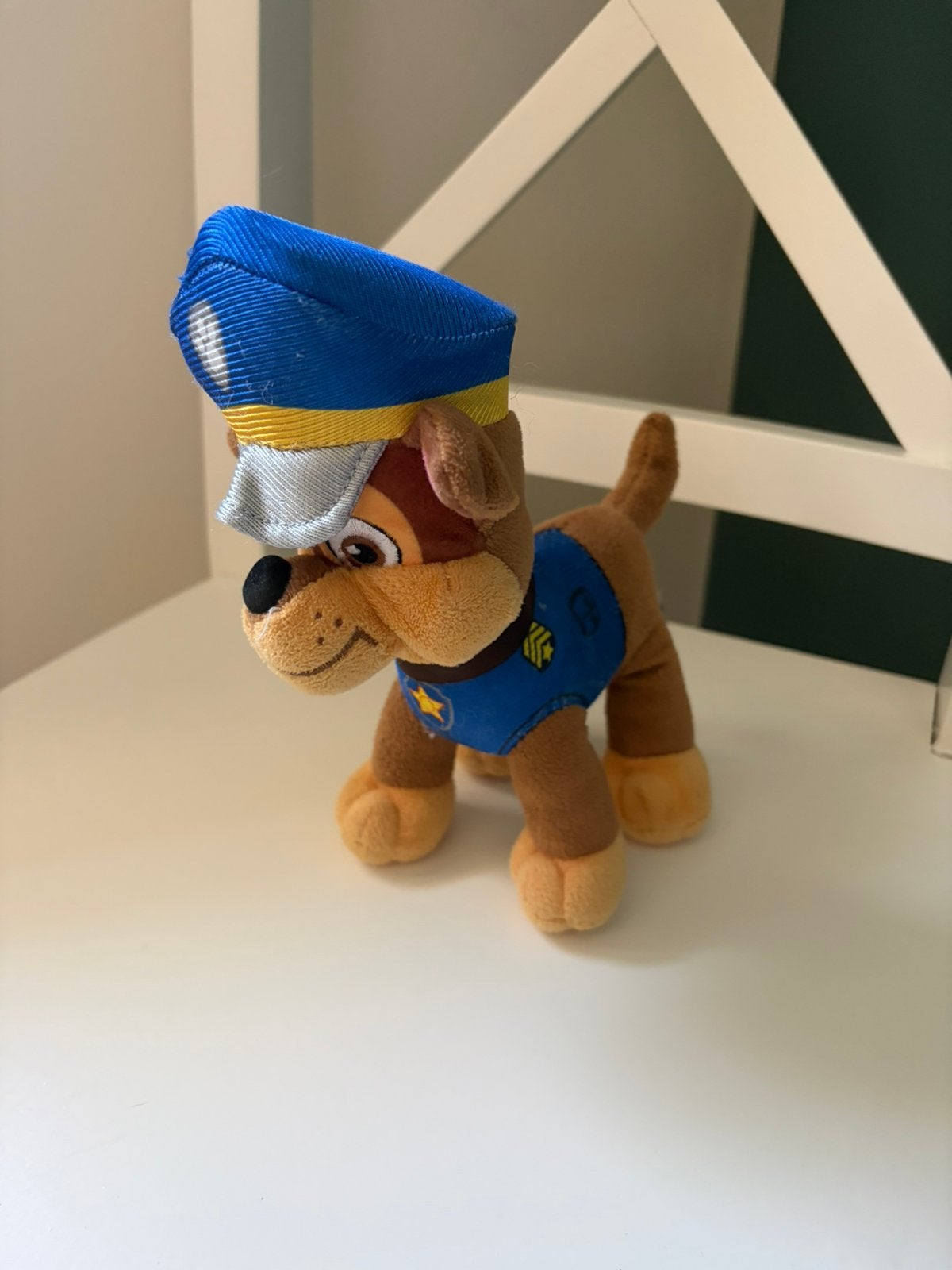 Knuffel Paw Patrol Chase, Blauw, Zo goed als nieuw, Middelgroot (20 tot 80 cm), Paw Patrol
