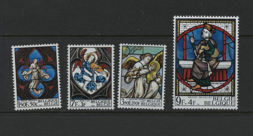 België reeks glasramen postfris, Verzenden, Kunst, Postfris, Postfris