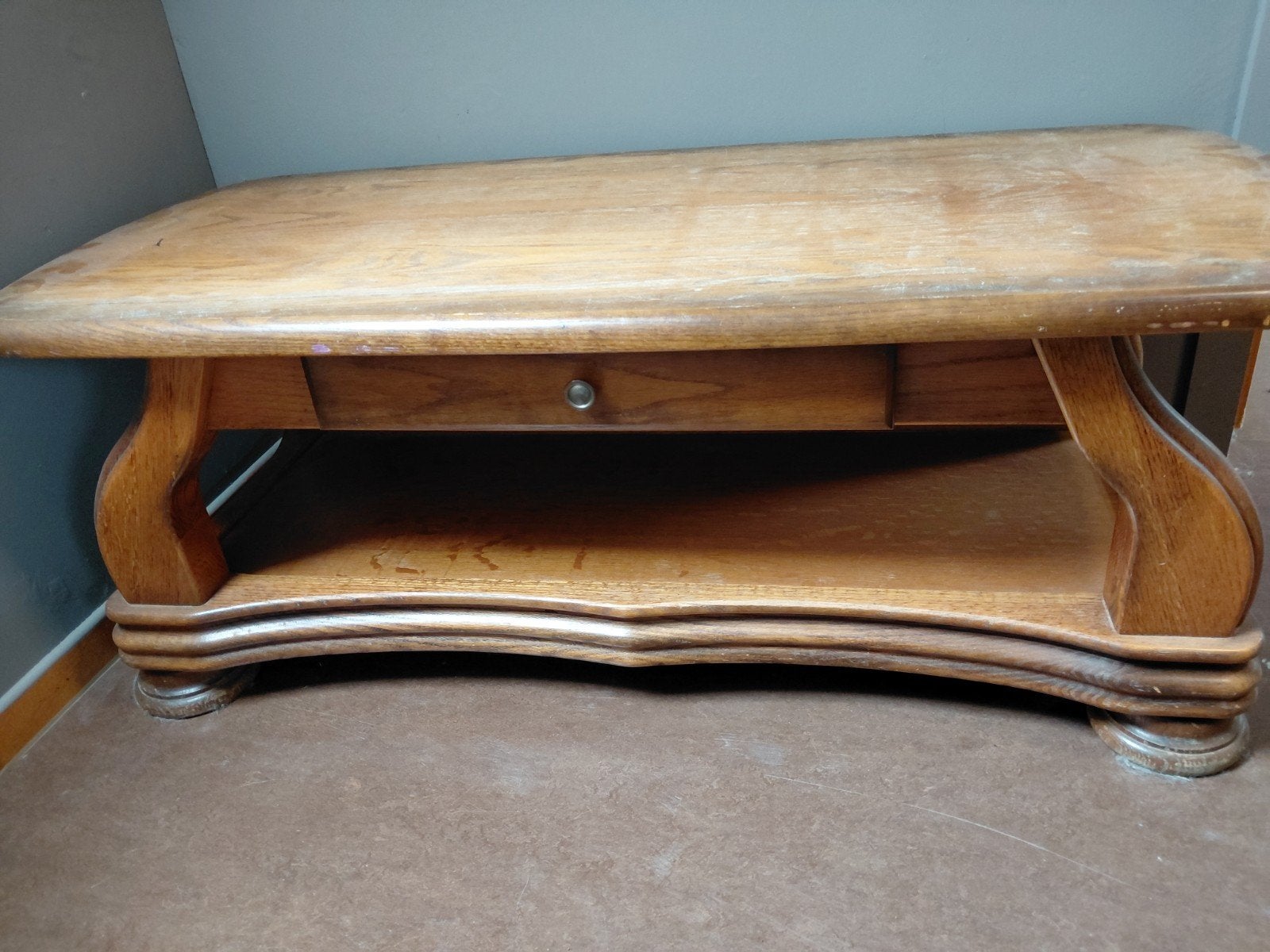 gratis salontafel, Ophalen