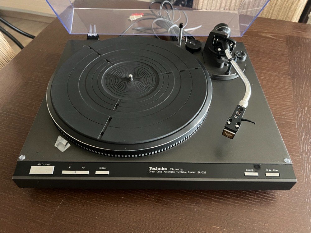 Technics SL-Q33  antraciet en gereviseerd, Audio, Tv en Foto, Platenspelers, Ophalen, Gebruikt, Automatisch, Platenspeler