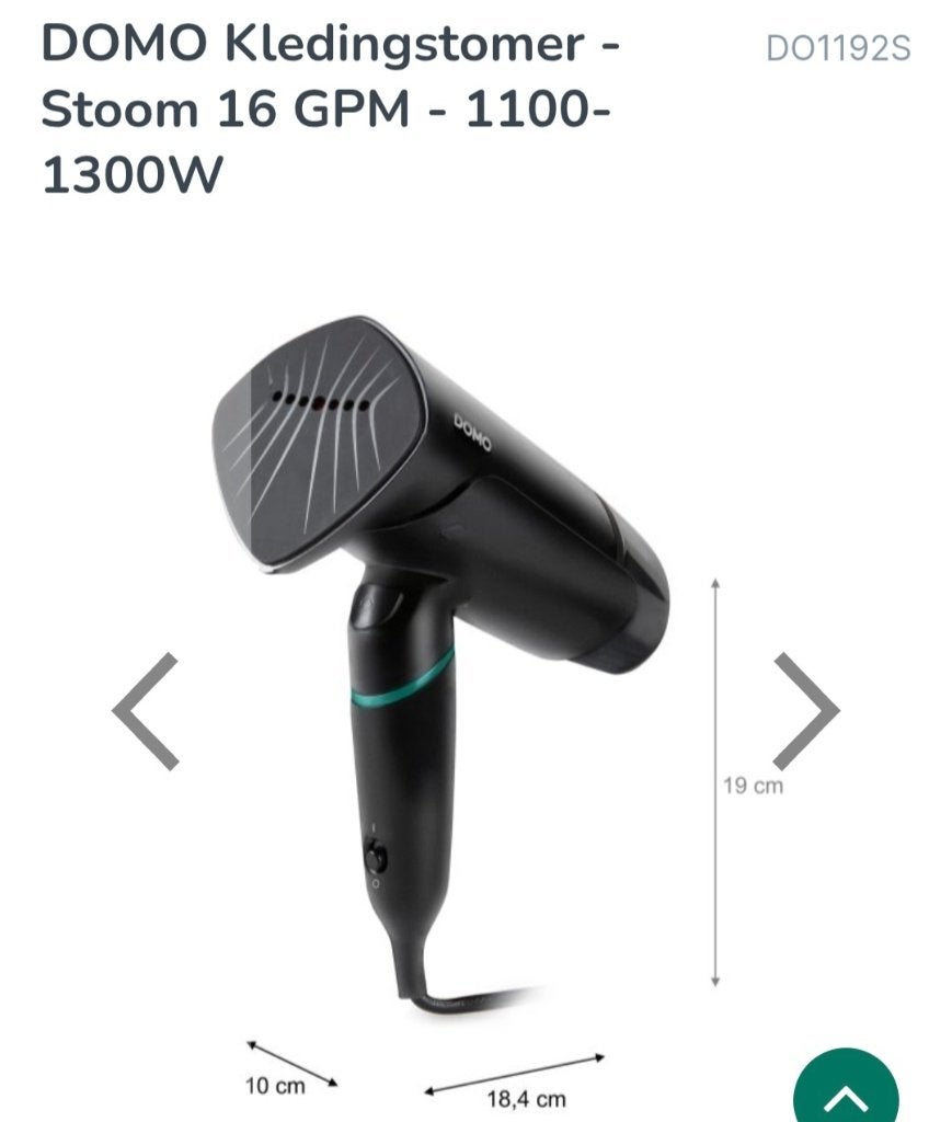 Domo kledingstomer DO1192S, Electroménager, Vapeurs, Enlèvement, Neuf, Défroisseur