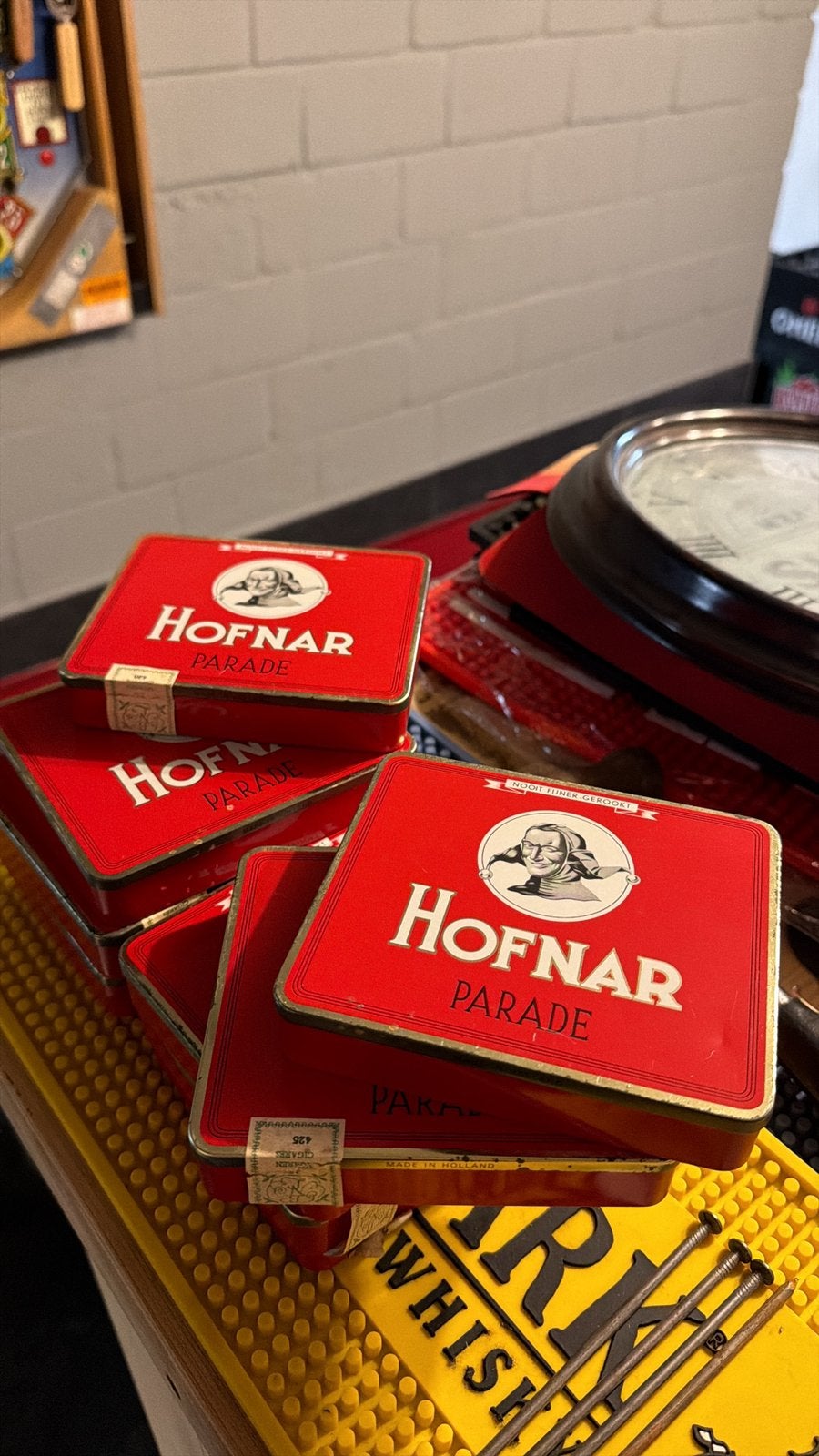 Sigaar doosjes hofnar 10stuks, Collections, Articles de fumeurs, Briquets & Boîtes d'allumettes, Enlèvement ou Envoi, Utilisé