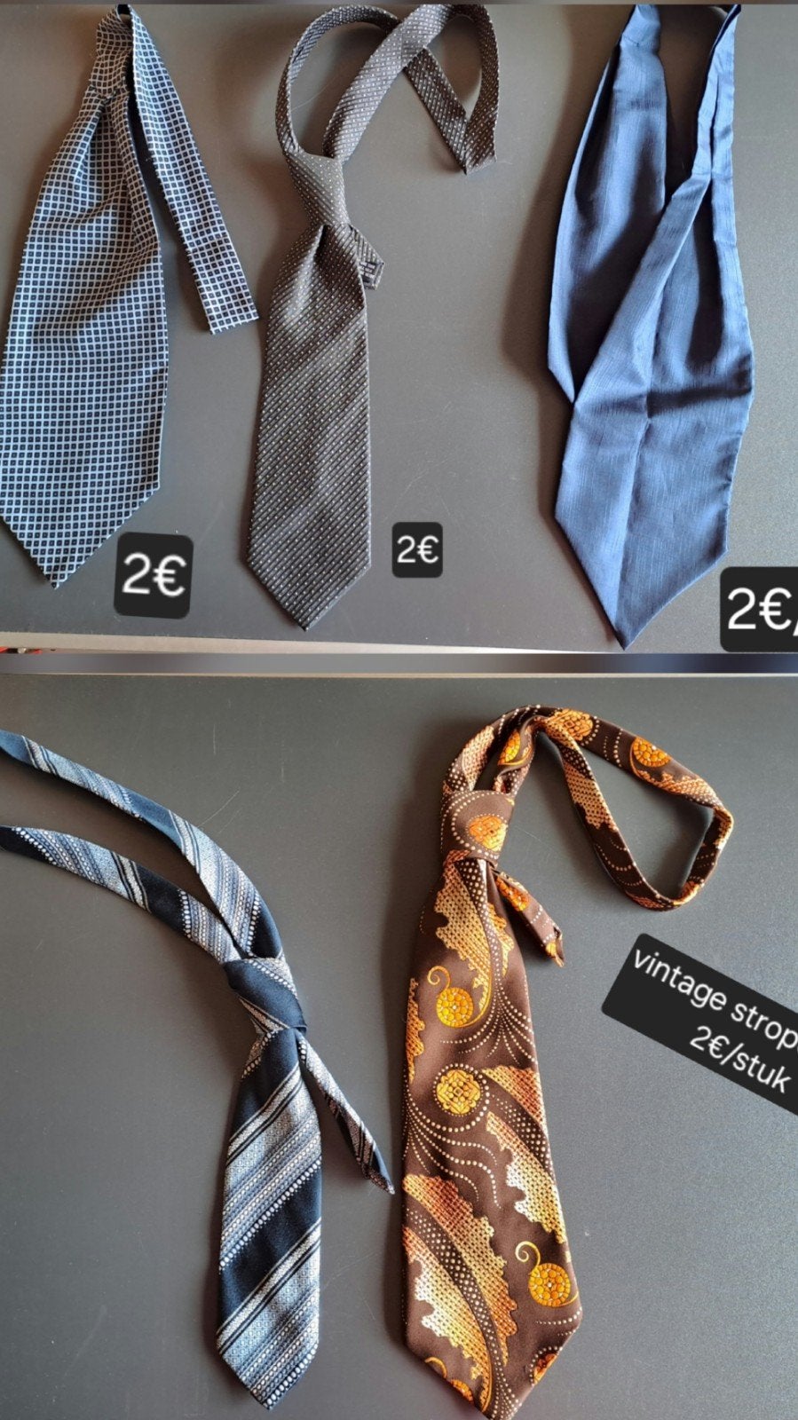 dassen 2€/stuk, Kleding | Heren, Ophalen of Verzenden