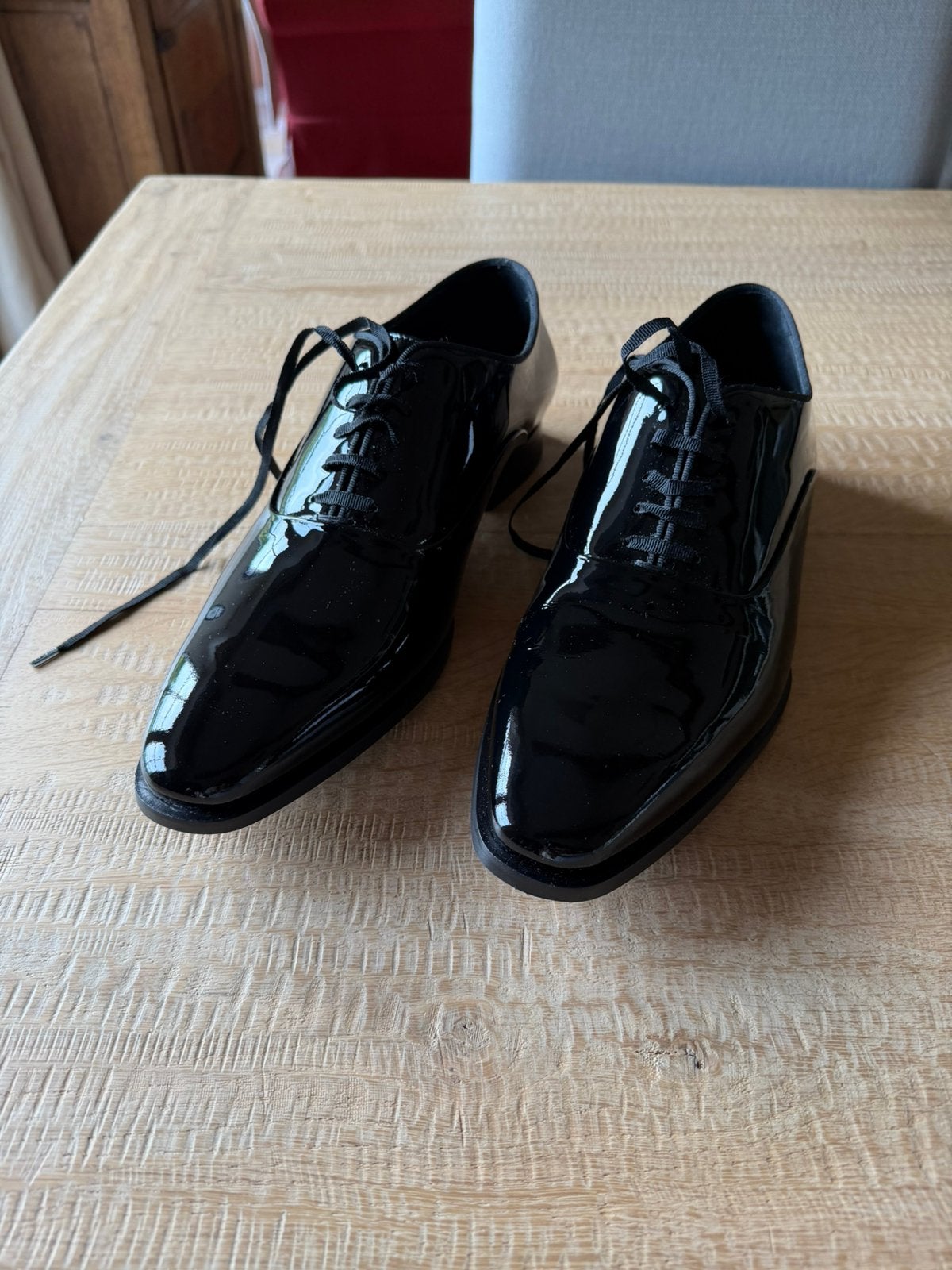 Chaussures de smoking noires, taille 43.5, portées une fois, Vêtements | Hommes, Chaussures, Enlèvement ou Envoi, Comme neuf, Noir