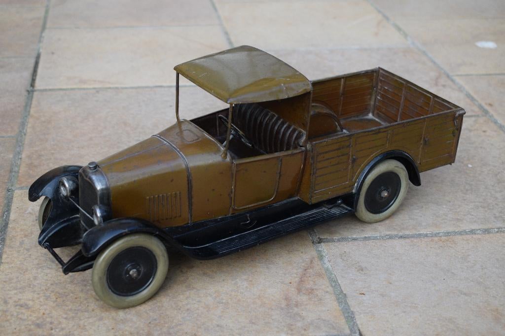 rare ancien jouet tole Citroen CIJ B14 de 1928, Antiquités & Art, Enlèvement ou Envoi