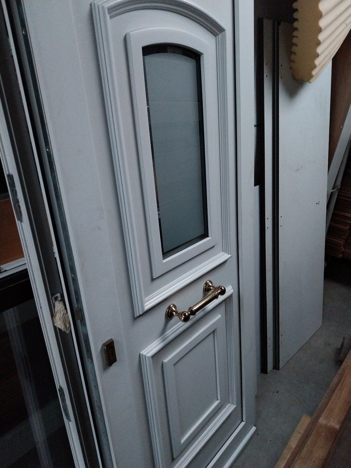 pvc deur, Doe-het-zelf en Bouw, Ophalen, Gebruikt, 80 tot 100 cm, 215 cm of meer