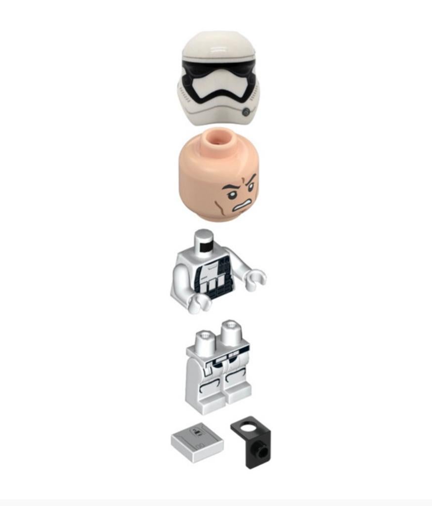 Lego Star Wars Heavy Assault Stormtrooper Minifiguur #19, Lego, Ophalen of Verzenden, Zo goed als nieuw, Minifiguur