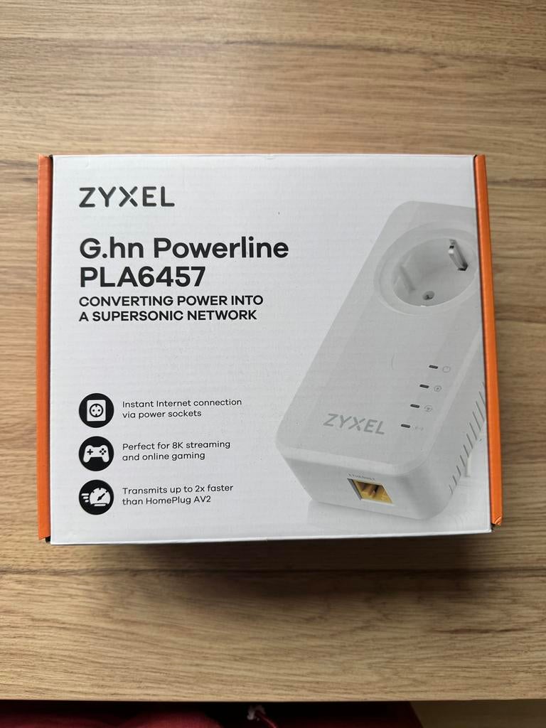 Zyxel powerline adapter, Informatique & Logiciels, Adaptateurs powerline, Enlèvement, Neuf