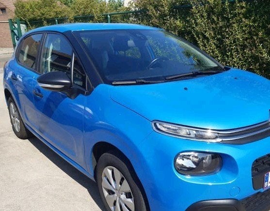 Citroen C3 Blauw 2020 58000km benzine, Voorwielaandrijving, Stof, Blauw, 220 kW