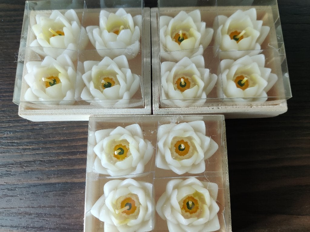 3 doosjes met bloemenkaarsjes - NIEUW, Diversen, Ophalen of Verzenden, Nieuw