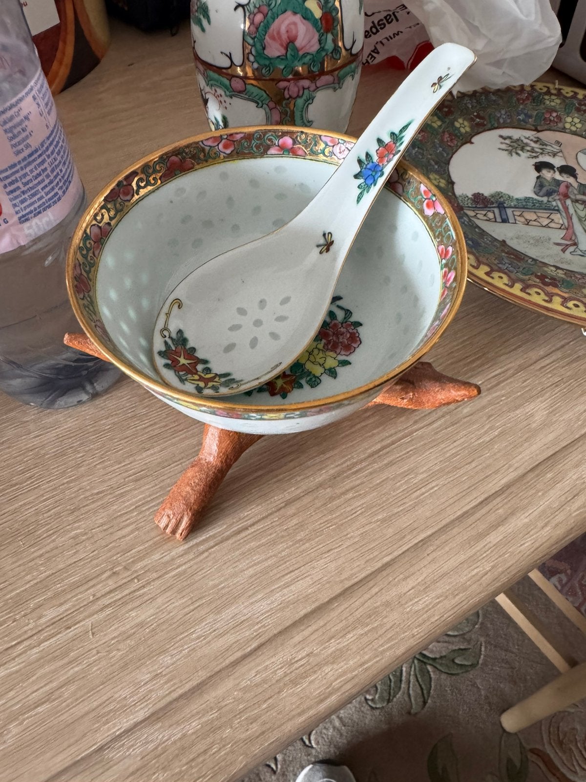 Chinees porselein, Ophalen