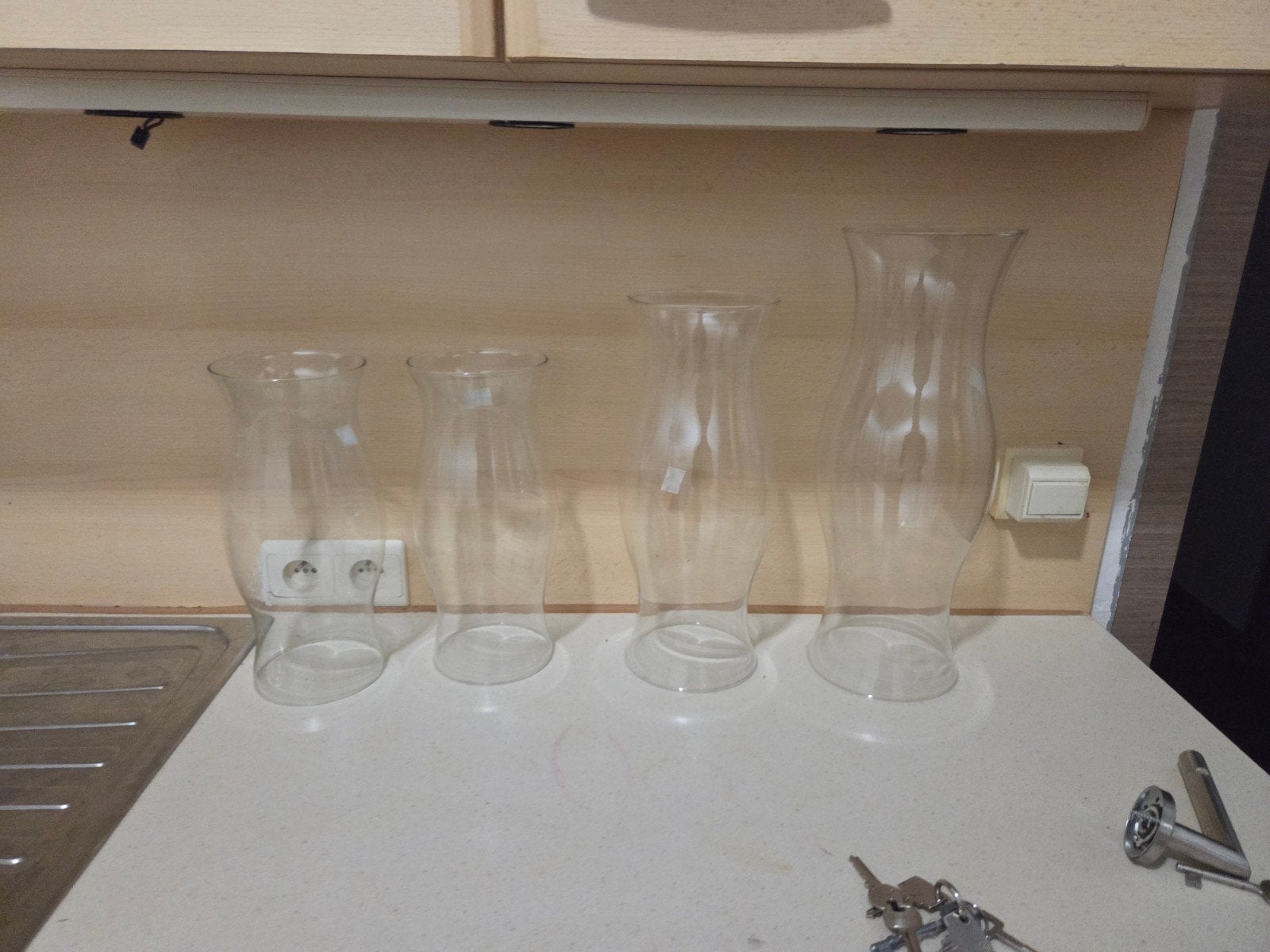 vases photophore, Enlèvement, Neuf, Verre, 42 cm