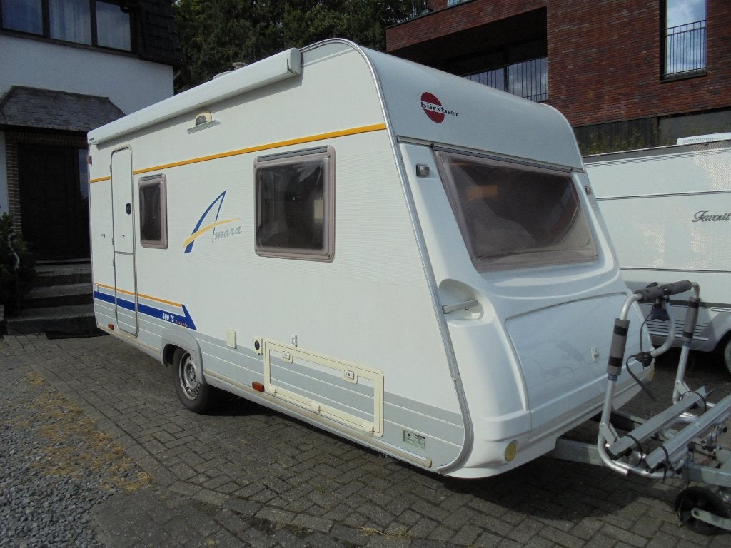 Burstner Amara 400TS,1/2003, 4 pers/vast bed+treinzit,luifel, Vast bed, Treinzit, Particulier, Bürstner