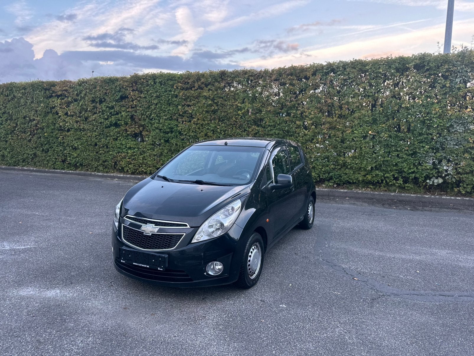 Chevrolet Spark 1.0 | airco | benzine | 12 maanden garantie, Auto's, Euro 5, Stof, Zwart, Zwart