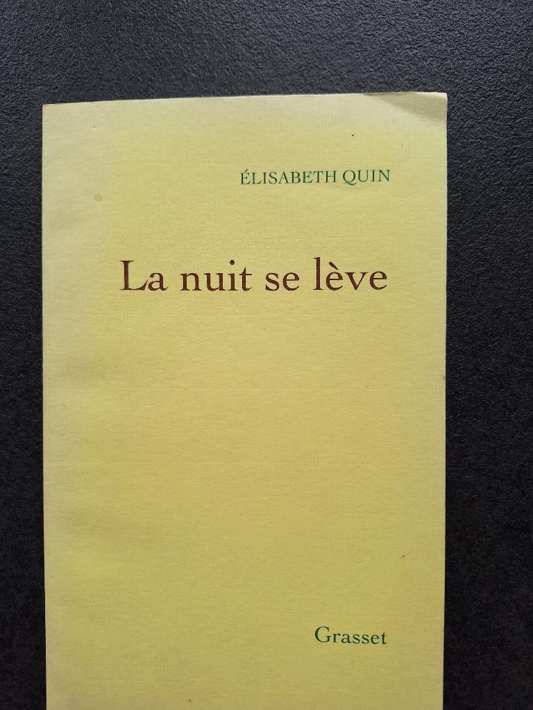 La nuit se lève - Elisabeth Quin, Enlèvement, Utilisé, Elizabeth Quin