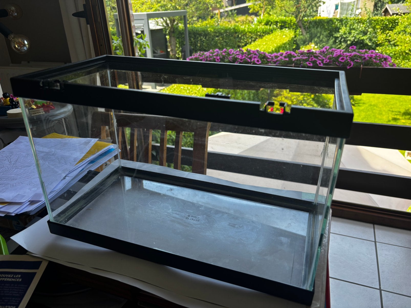 Aquarium, Enlèvement, Utilisé, Aquarium vide
