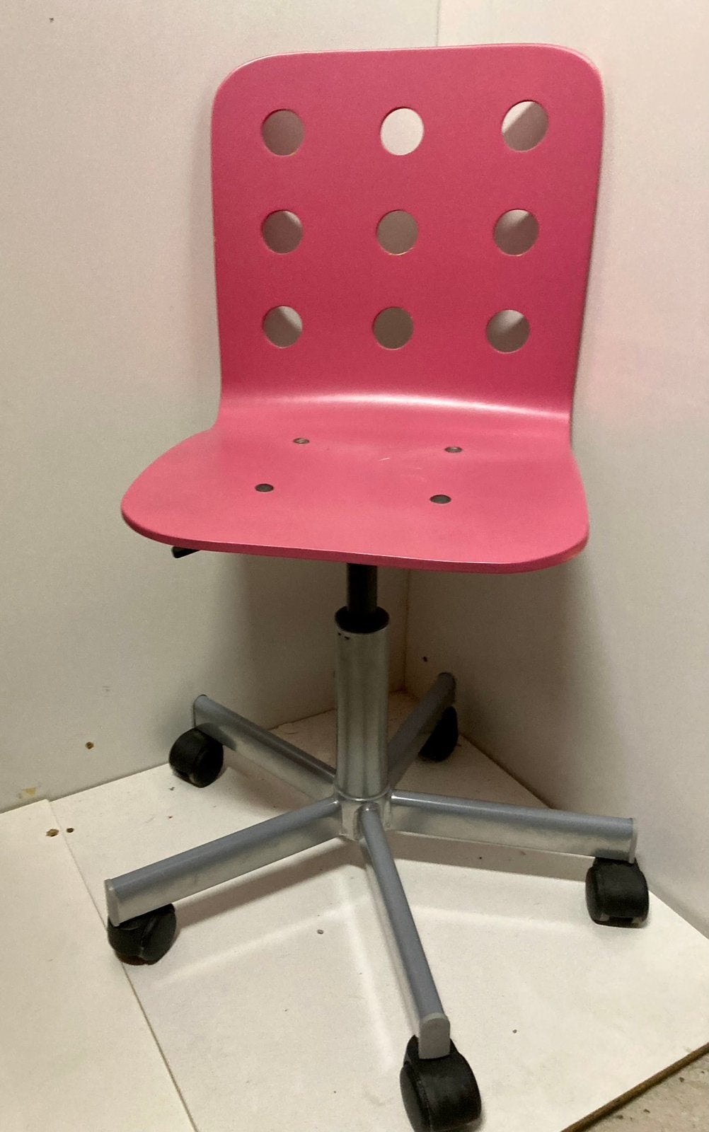 Bureustoel, roze, Ophalen, Gebruikt, Roze, Bureaustoel