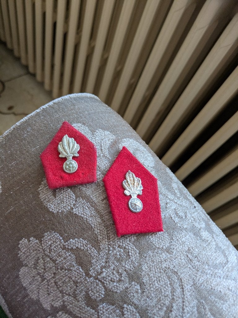 Kraagspiegels rijkswacht, Verzamelen, Ophalen of Verzenden, Rijkswacht, Embleem of Badge
