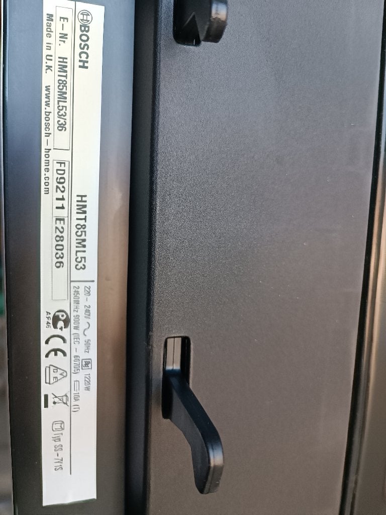 Bosch inbouwmicrogolfoven, Ophalen, Nieuw, Inbouw, Microgolfoven