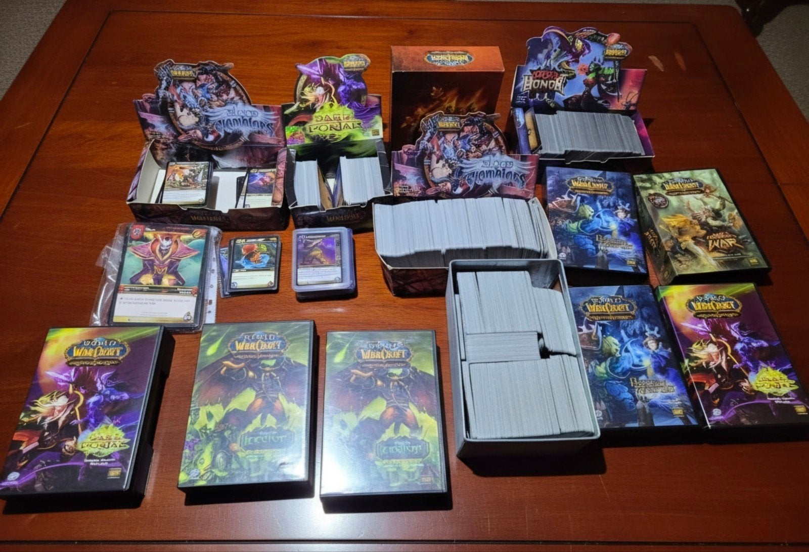 Une vaste collection de jeux de caractères numériques pour W, Enlèvement, Utilisé, Plusieurs cartes, Foil