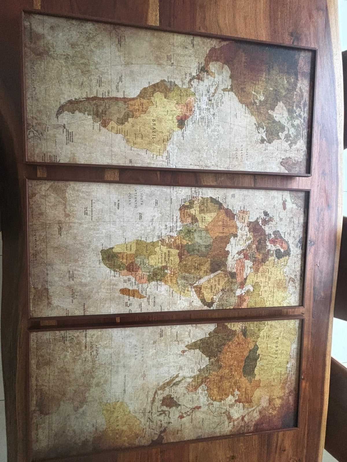 3 panneaux decoratifs en bois, Enlèvement, Neuf