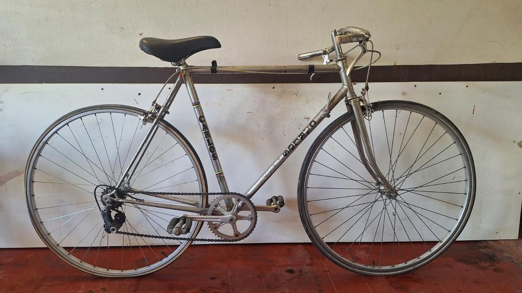 Oude koersfiets, Ophalen