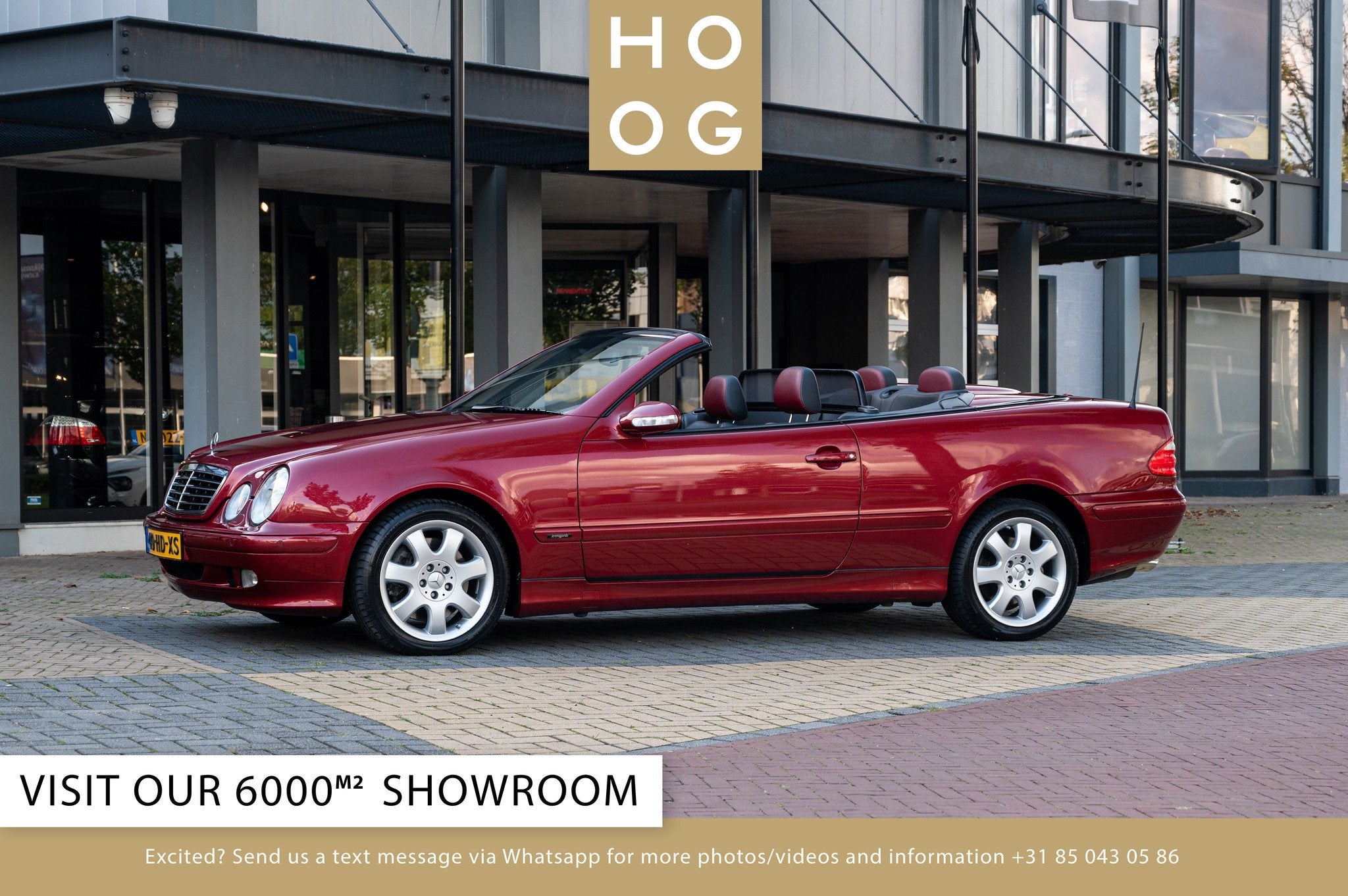 Mercedes-Benz CLK-Klasse CLK 430 Cabriolet Avantgarde, Auto's, Automaat, 4 zetels, Gebruikt, 8 cilinders