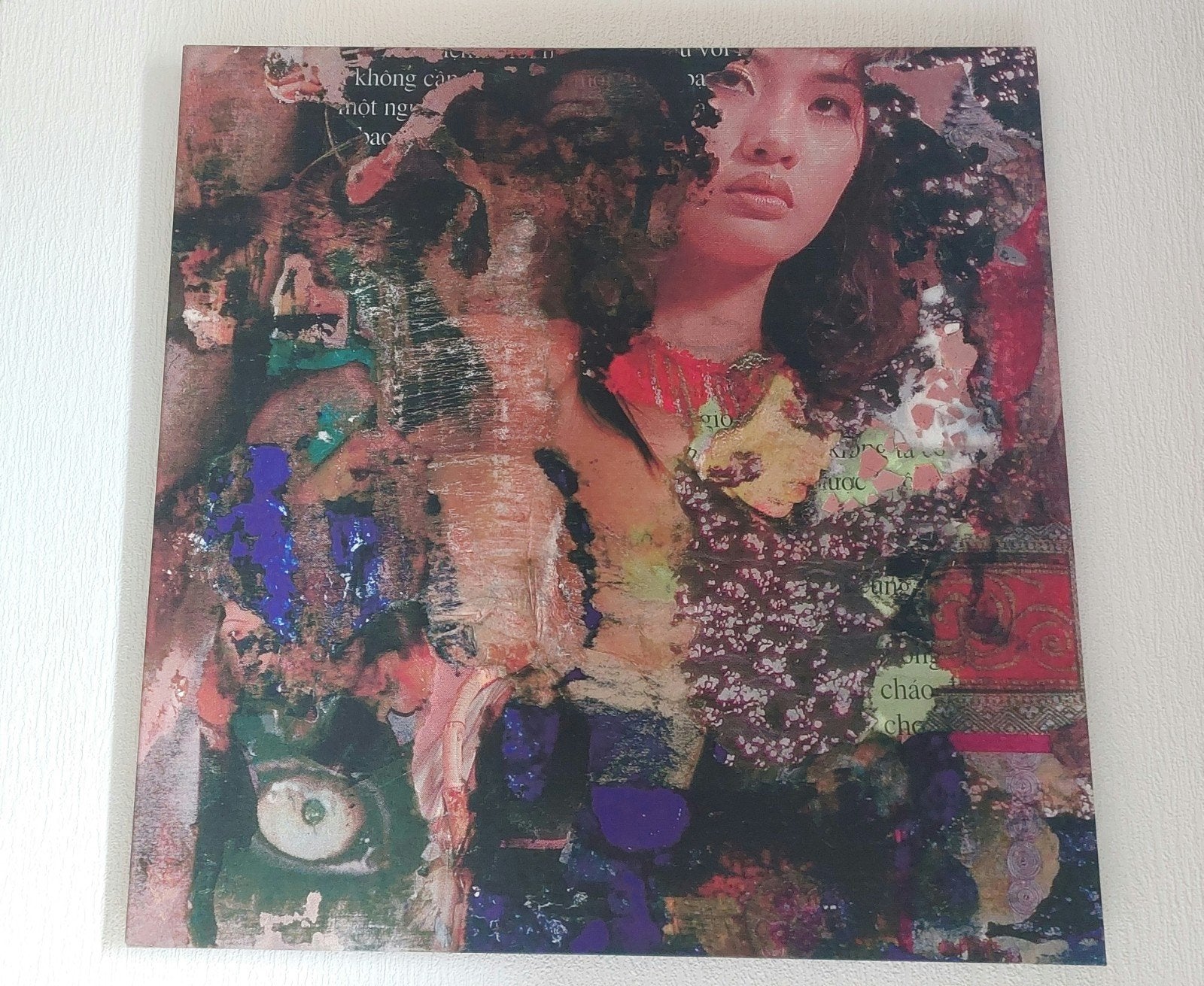Collage sur toile, Antiquités & Art, Art | Autres Art, Enlèvement