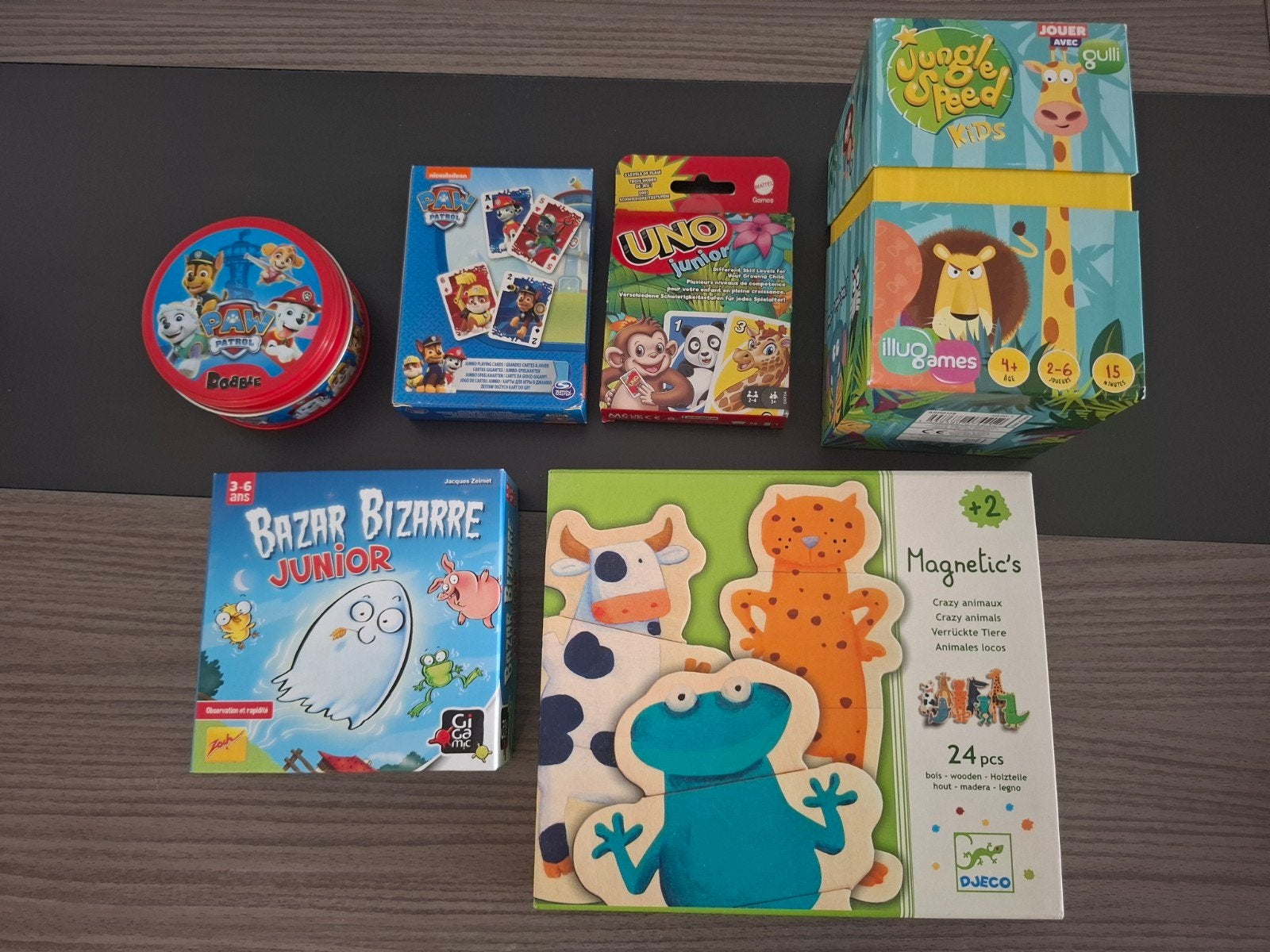 Lot ou individuel jeux de société, Enlèvement
