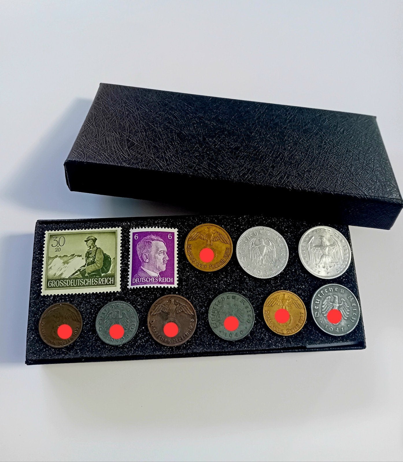 Ensemble de pièces allemandes de la Seconde Guerre mondiale, Enlèvement ou Envoi, Allemagne, Série