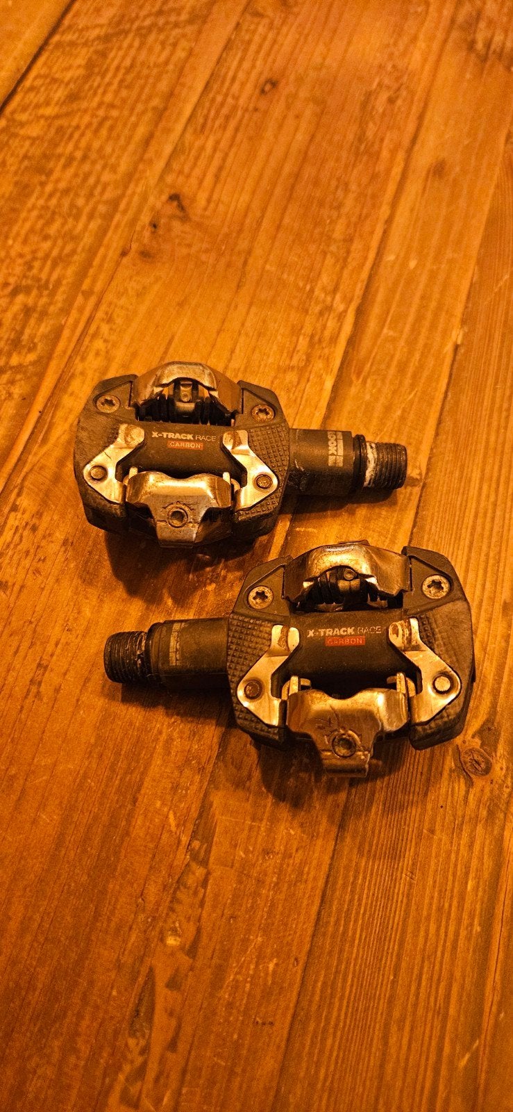 look x-track race carbon klikpedalen voor mtb, Fietsen en Brommers, Gebruikt, Look, Mountainbike, Carbon