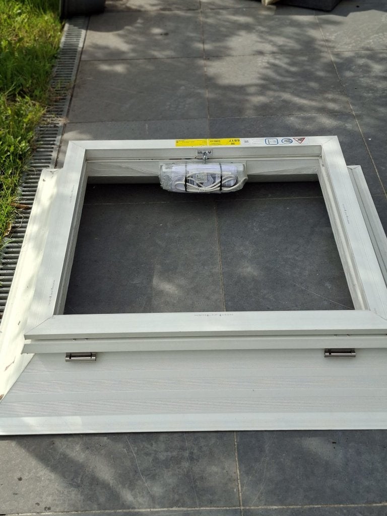 SKYLUX lichttkoepel 80 x 80 opengaand, Doe-het-zelf en Bouw, Ophalen, 80 tot 120 cm, 80 tot 120 cm, Nieuw
