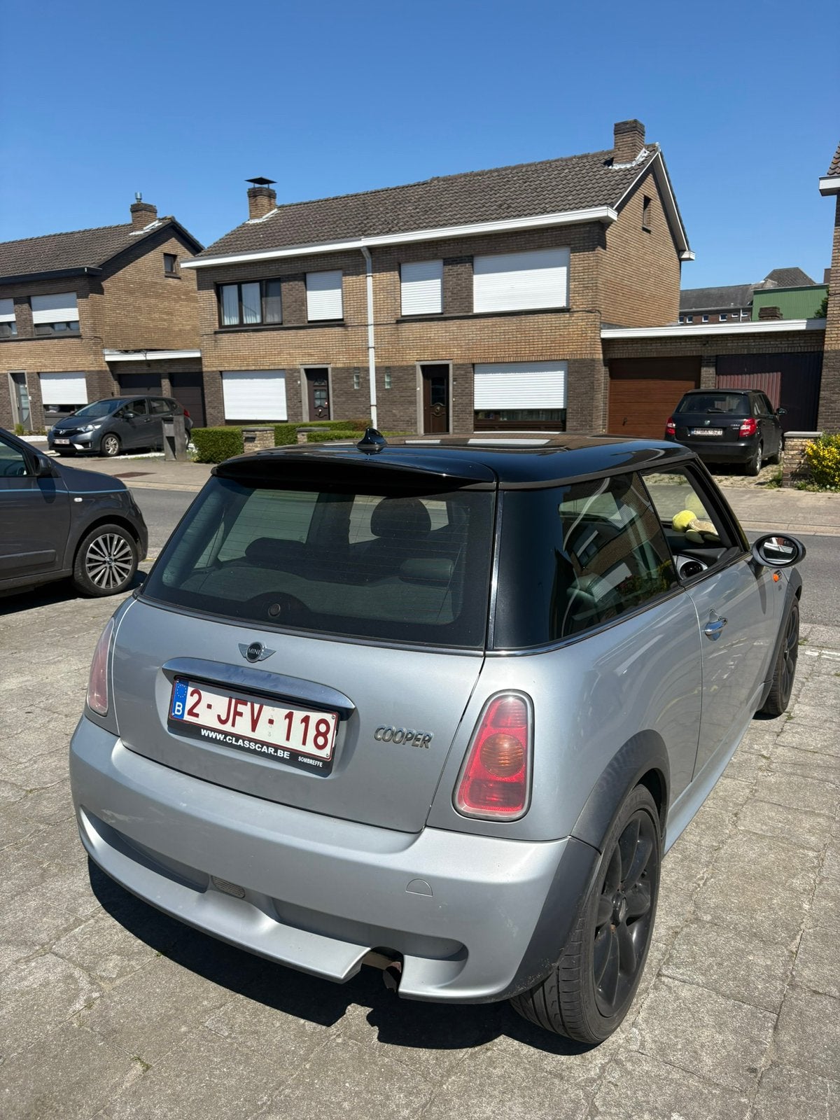 Mini cooper 2003, Auto's, Voorwielaandrijving, 4 zetels, Zwart, 4 cilinders