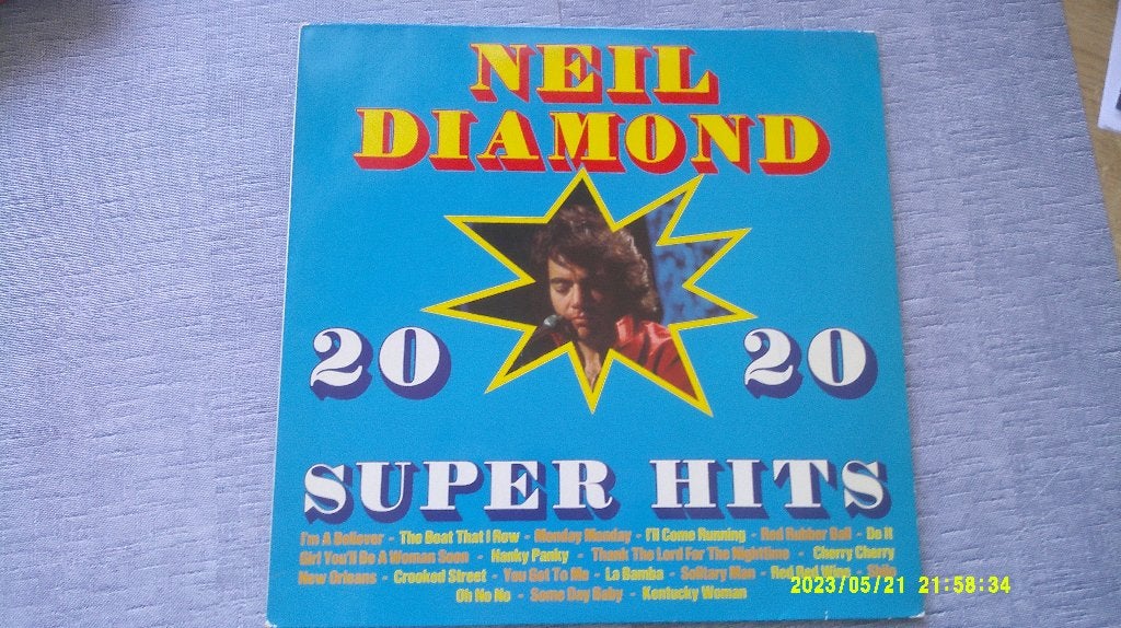 Neil Diamond – 20 super hits (LP), Cd's en Dvd's, Vinyl | Pop, Gebruikt, Ophalen of Verzenden