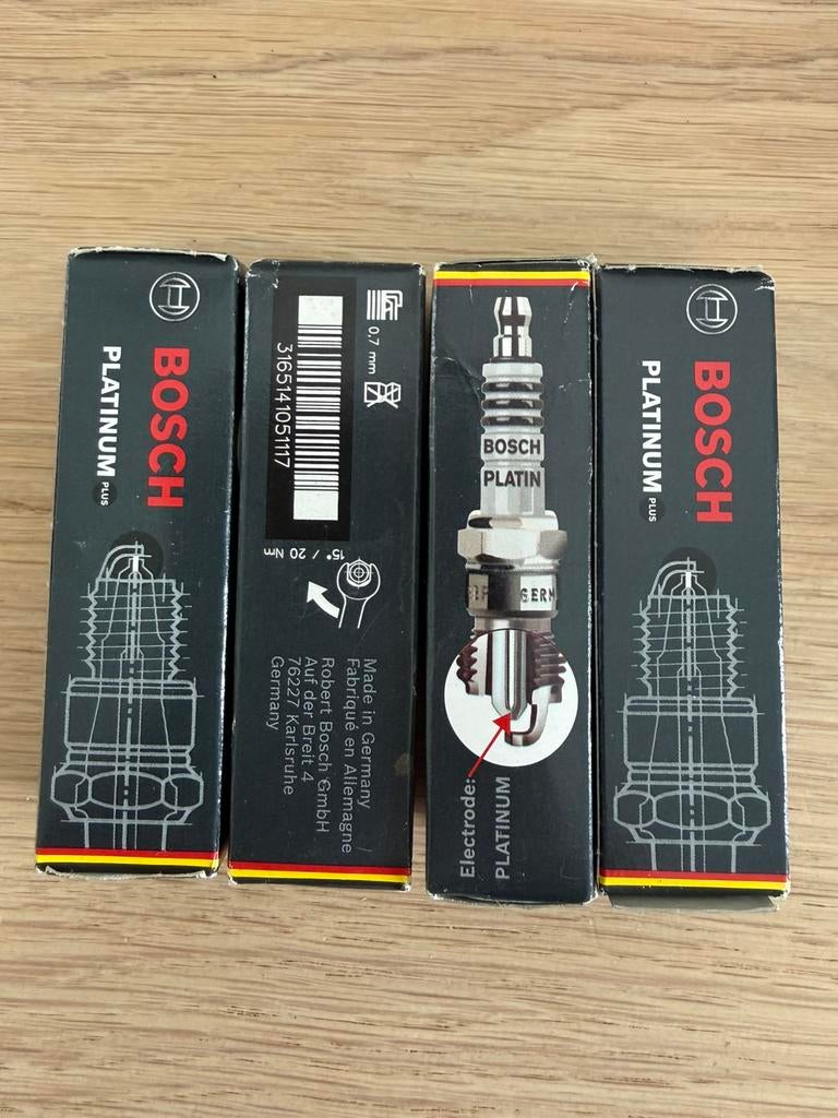 Bougies d'allumage Bosch, HR6DP Mercedes 190E 2.3-16, Enlèvement, Mercedes-Benz
