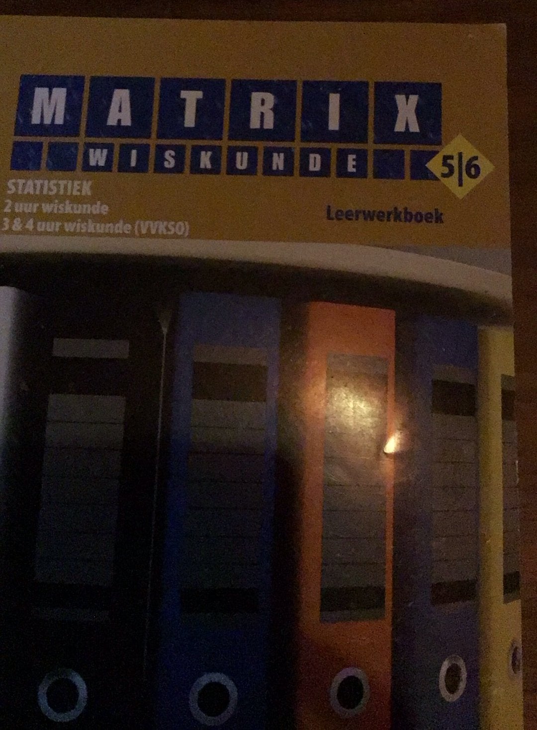 Matrix wiskunde 5/6 leerwerkboek, Boeken, Ophalen of Verzenden, Zo goed als nieuw, ASO