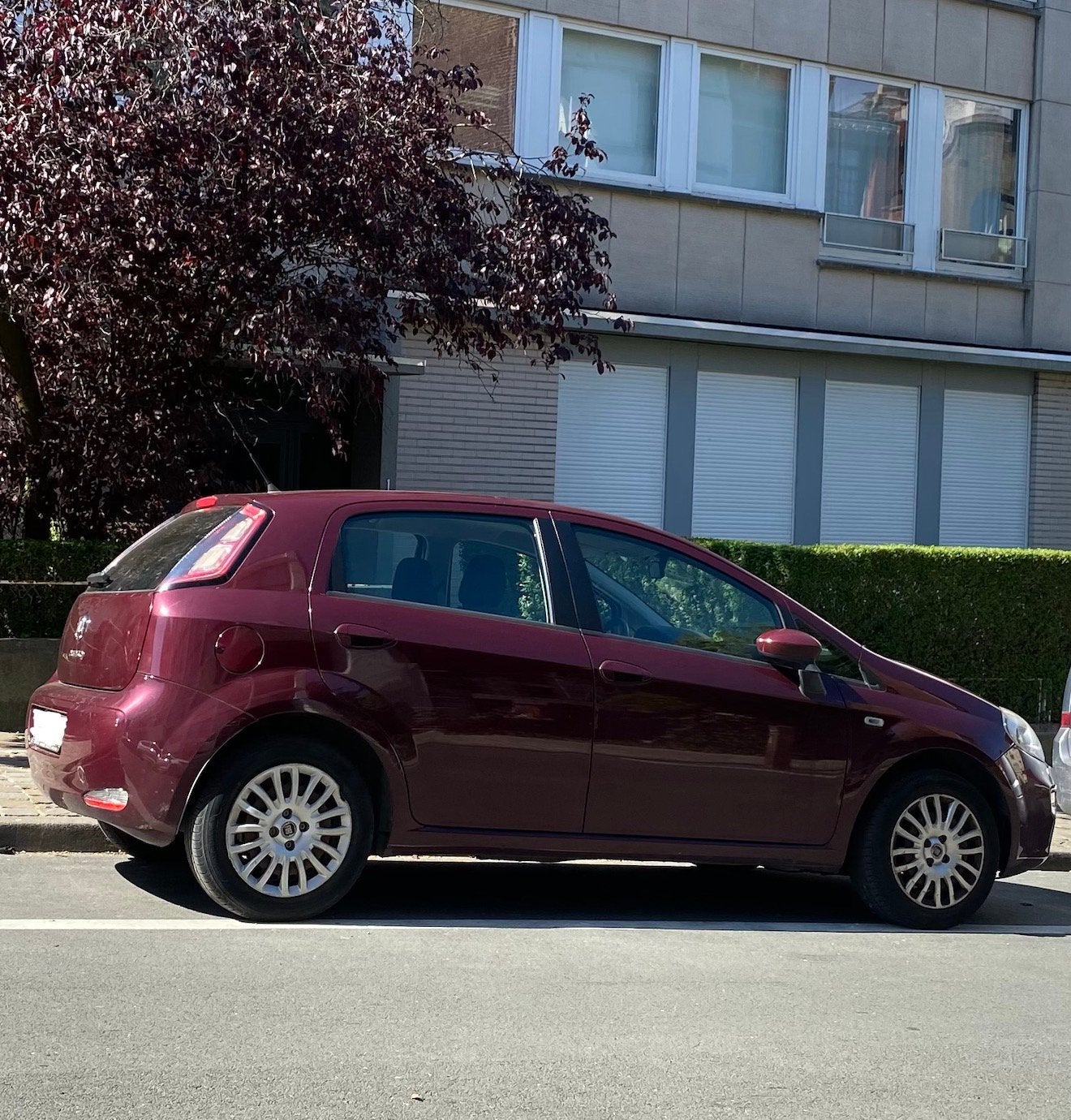 Fiat Punto Bordeaux année 2014, Autos, Fiat, Bluetooth, Euro 5, Achat, Boîte manuelle