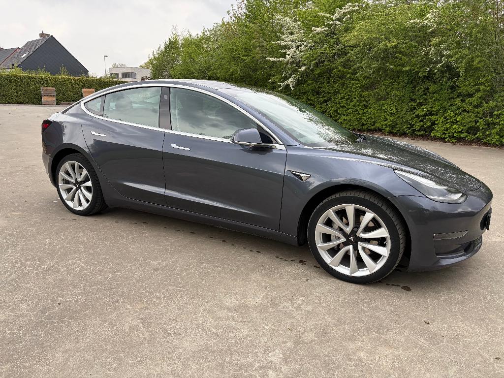 Tesla Model 3 75 kWh Long-Range Dual Motor, Auto's, Tesla, Automaat, 324 kW, Blauw, Navigatiesysteem