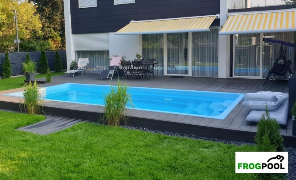 Zwembad set [Pool Capri 7.1x3.1] Inbouwzwembad uit Polen, Tuin en Terras, 120 cm of meer, Ophalen of Verzenden, Rechthoekig, 300 cm of meer