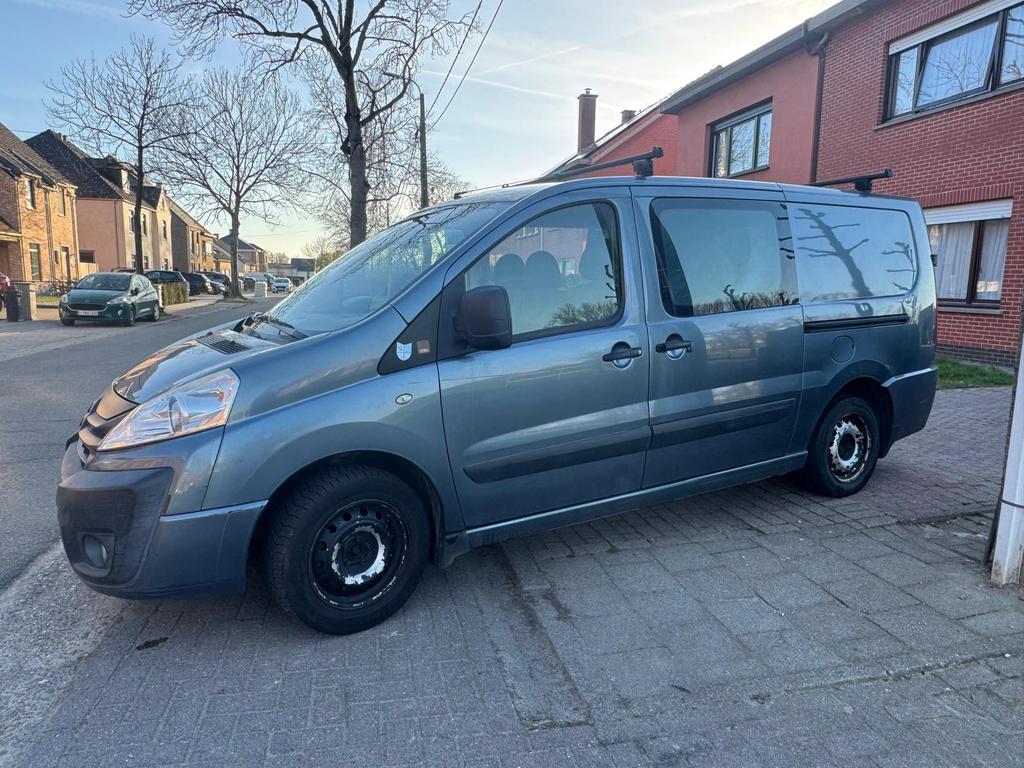 Citroën Jumpy 2.0HDI Double Cabine 6P AC - Longue, Autos, Citroën, 94 kW, Achat, 6 portes, 2000 kg