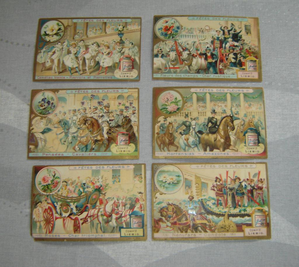 Chromos Liebig S731 avec pots, Collections, Avant 1940, Gravure, Utilisé, Autres sujets/thèmes
