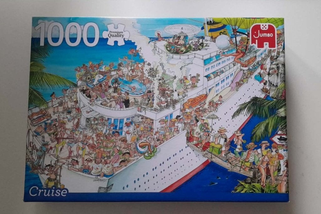 Puzzel Jumbo Cruise 1000 stuks, Enlèvement ou Envoi, 500 à 1500 pièces, Comme neuf, Puzzle