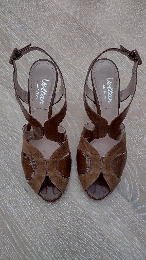 Damesschoenen bruin, mt 38, ANDERE, Chaussures à haut talons, Brun, Enlèvement