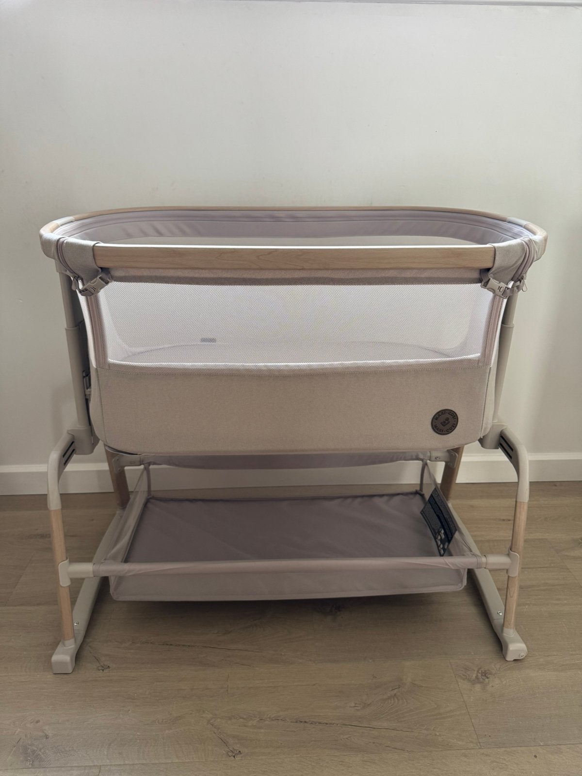 Maxi Cosi co-sleeper Iora Air classic eco beige, Ophalen, Zo goed als nieuw, Ledikant
