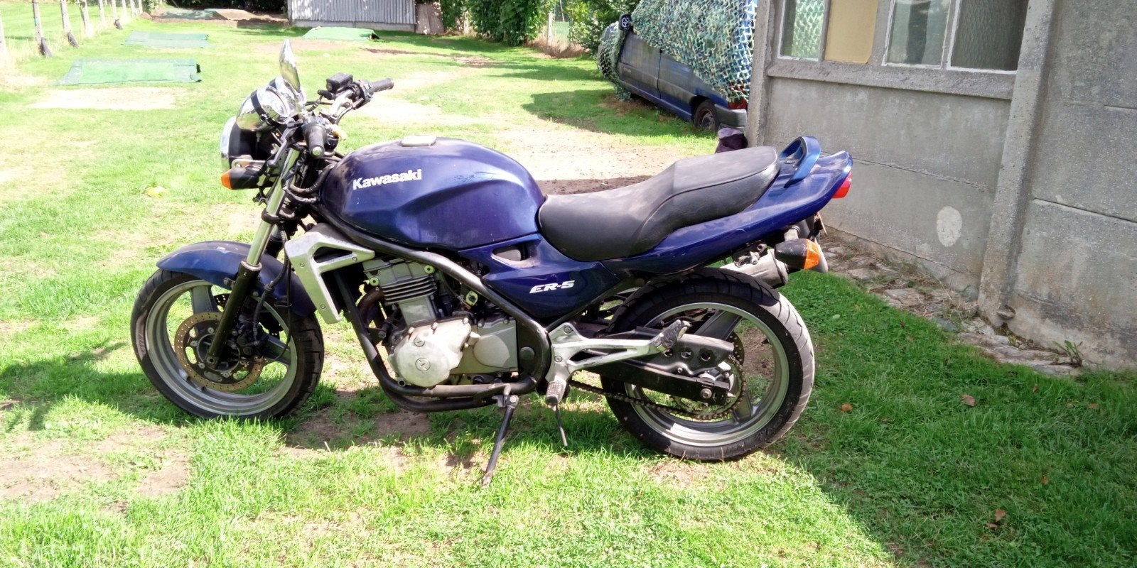 Kawasaki ER 5 dubbele schijfrem vooraan schijfrem ac, Motoren, 2 cilinders, Particulier, Meer dan 35 kW, 500 cc