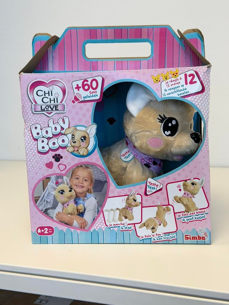 Simba Chi Chi Love Baby Boo Interactieve Puppy - Nederlands, Met kleding of accessoire, Nieuw, Middelgroot (20 tot 80 cm), Hond