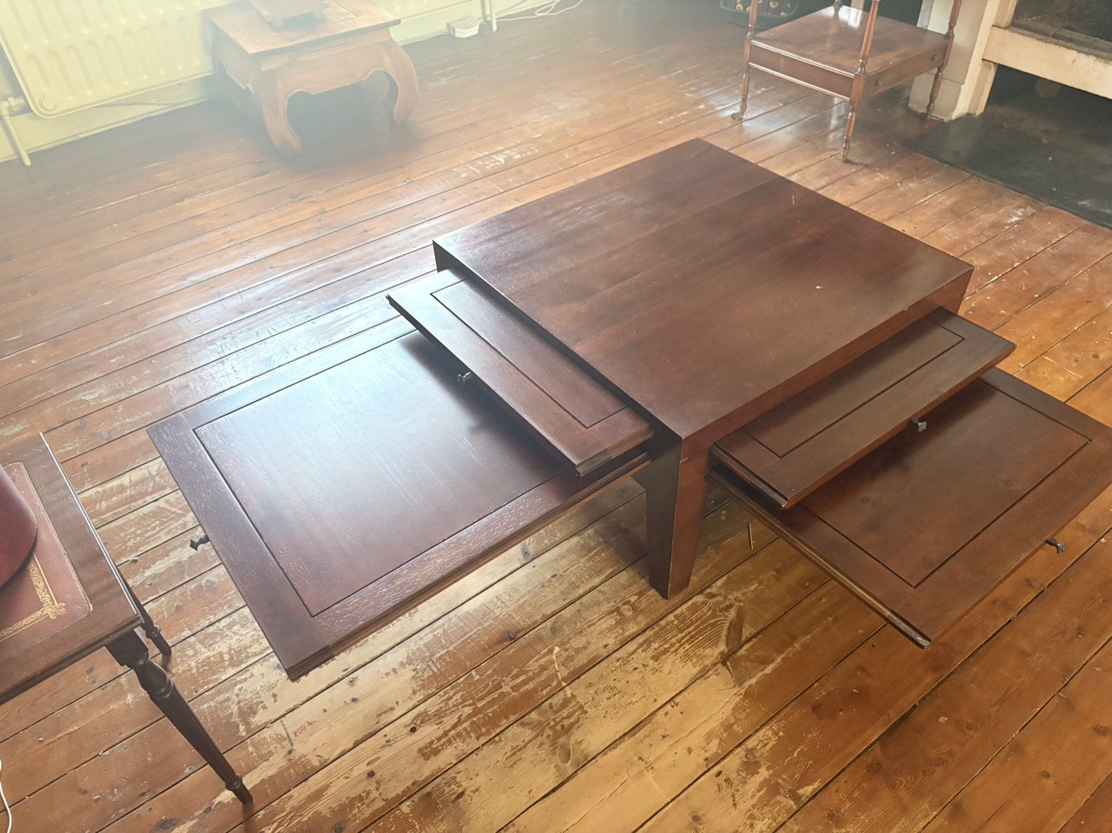 Table basse de caractère avec extension amovibles, Ophalen, Zo goed als nieuw